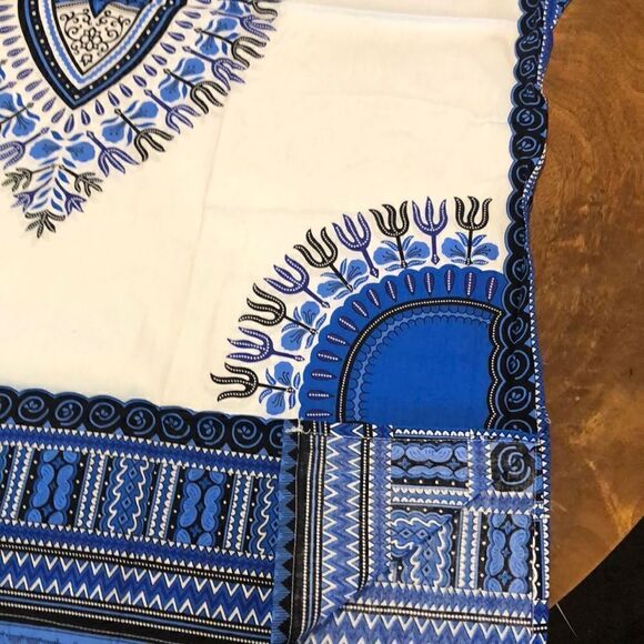 Big Mama Dakishi shirt blue/white one size NWOT - Picture 7 of 9